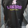 authentic NBA los angeles lakers black grey small hoodie Image 4