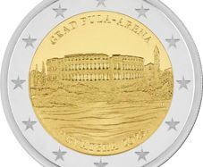 Croatia 2 Euro Commemorative Coin 2025 - City of Pula - Arena. Uncirculated.