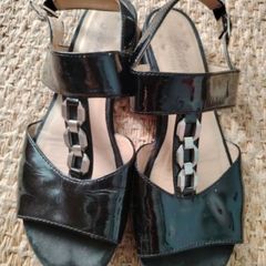 Sioux Black Sandals  Size 5