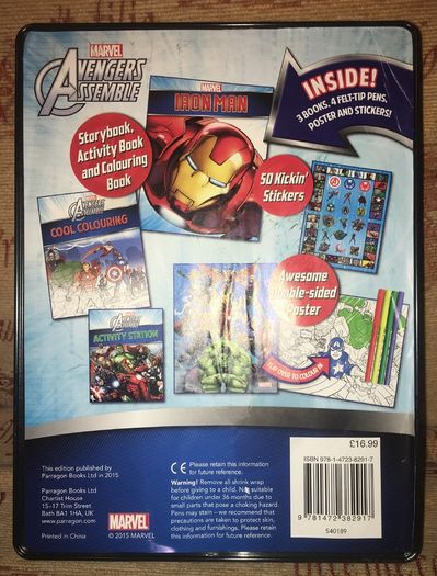 Marvel Avengers Assemble tin (empty)