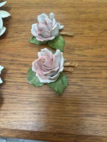 Rixanti Portugal Porcelain- Fine Rose Shaped Figurines for home decor