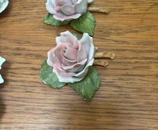 Rixanti Portugal Porcelain- Fine Rose Shaped Figurines for home decor