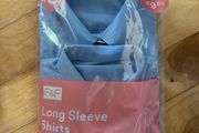 school shirts light blue 8-9 new