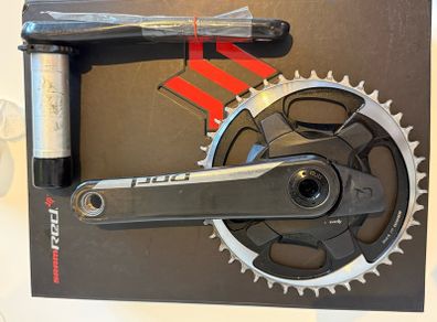 SRAM Red AXS Quarq Power Meter Crankset 1x 44T DUB