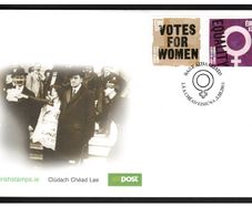 2011 Ireland Women's Rights Commemorative Stamps First Day Cover (FDC)