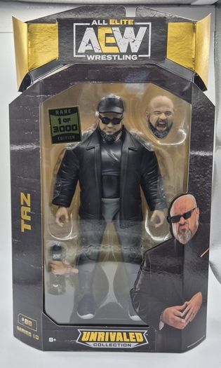 AEW Unrivaled Taz Figure (Rare 1 of 3000) Wrestling Figure