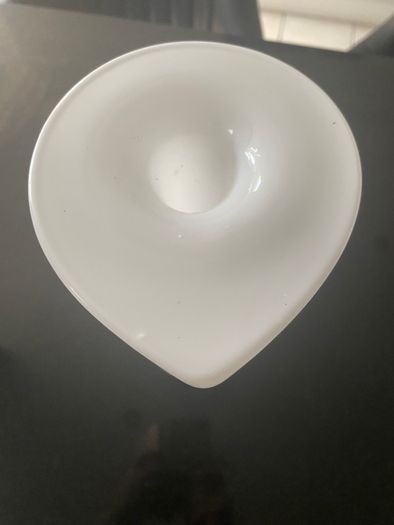 Stunning German art glass  mouth blown vase