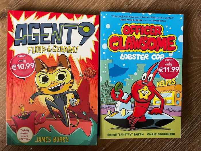 Comics Agent 9 and Officer Clawsome kids books Action brand new