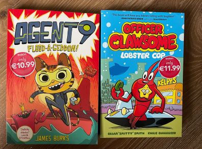 Comics Agent 9 and Officer Clawsome kids books Action brand new
