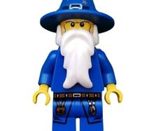 Lego BLUE WIZARD Minifigure Lego Castle Lego Minifigures