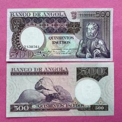 Angola  500 Escudos  1973   ( Uncirculated )pick 107a.
