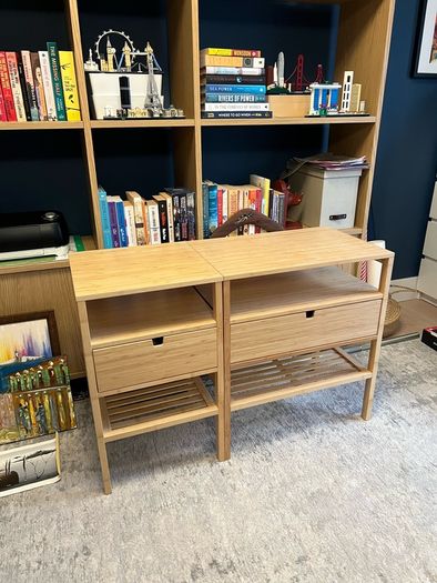 IKEA Nordkisa Bedside Tables (2)