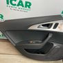 2014 Audi A6 Salon Black Leather Door Cards Image 5