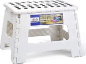 9 inch Folding Step Stool(with 14pcs Steel Nail Reinforced),Folding Stool for Adults & Kids Plastic Stool Heavy Duty Foldable Stool More Safety Non-Slip Stool for Kitchen/Bathroom/Bedroom