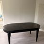 EZ living Monroe extending dining TABLE ONLY - black ash / gray Image 2