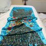 Stunning Silk Shawl Throw Image 6