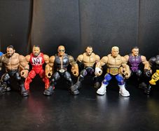 WWE Wrestling Figures Knuckle Crunchers set of 8