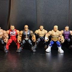 WWE Wrestling Figures Knuckle Crunchers set of 8