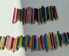 41 Crayons and 140 Colouring Pencils