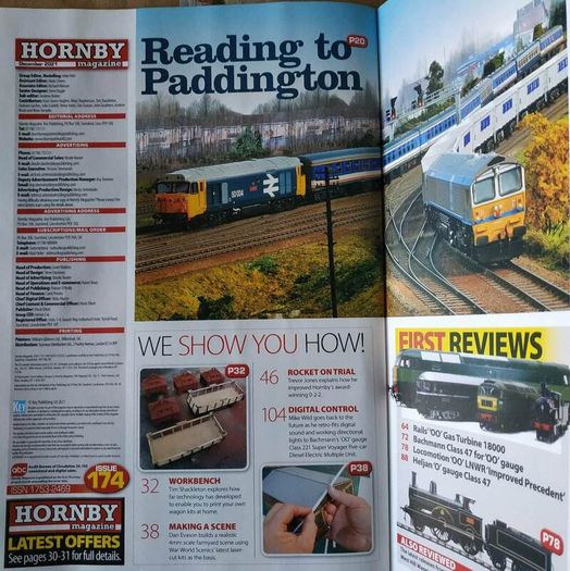 Hornby magazine December 2021