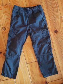 Age 5-6 Navy Cargo Style Trousers