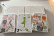 wii balance board + fitness games