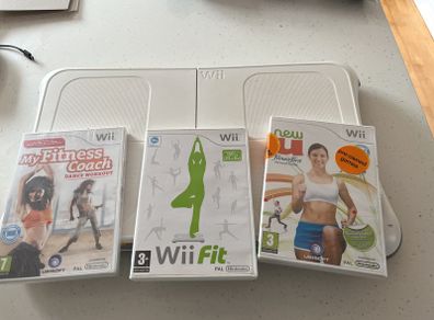 wii balance board + fitness games