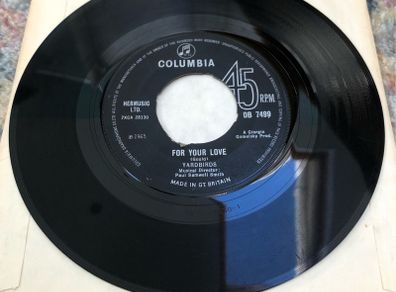 The Yardbirds - For Your Love (1965) 7"