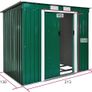Metal Tool Shed Garden Shed Saddle Roof Metal Image 2