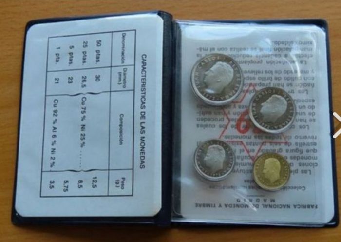 Spain 1979 Proof coins set