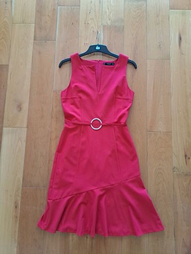 Mango red dress, 10UK
