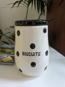 Retro Rayware Caluso biscuit jar