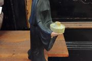 Wood Vintage Nun figure