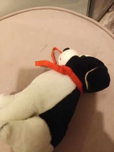 soft toy doggy on lead