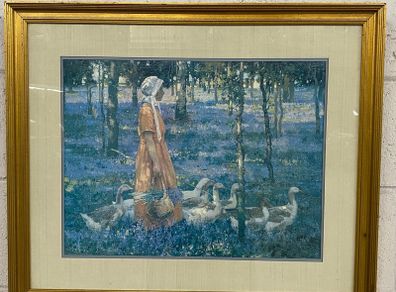 The Goose Girl, By William Leech