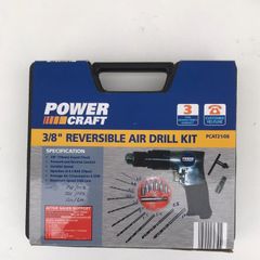 3/8" reversible air drill kit by power craft