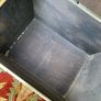 Embossed Brass Coal Box  or Log Bin Image 6