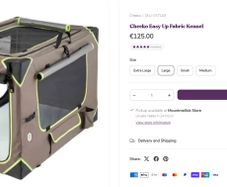 Portable crate/kennel - large