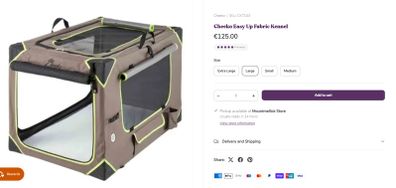 Portable crate/kennel - large