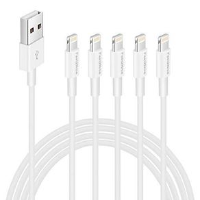 5Pack 6ft iPhone Charger