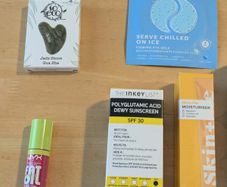 Selection of beauty products for sale