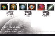 2007 Great Britain The Sky At Night Astronomy Commemorative Stamps addressed First Day Cover (FDC) with Edinburgh pictorial cancel.