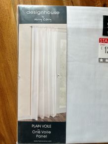 Voile Curtain x2