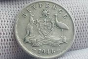 Australian silver 6d