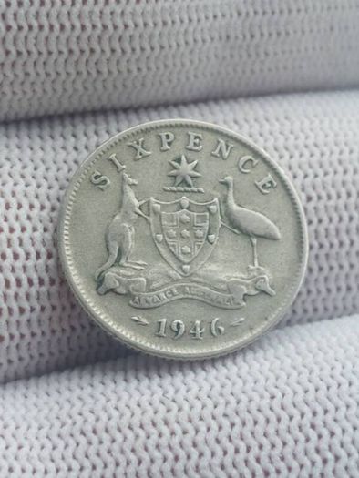 Australian silver 6d