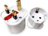 EU to UK Plug Adapter