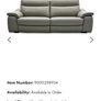 3.5 seater electric leather sofa Image 2