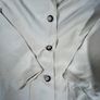 St Michael's Beige Silk\Linen Single Breasted Blazer Womens UK 16 -Shoulder Pads Image 2