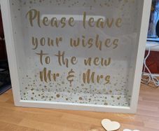 wedding message box