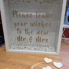 wedding message box